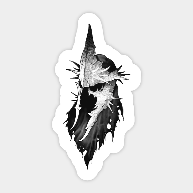 Witchking of Angmar helmet Witch King Of Angmar Sticker TeePublic UK